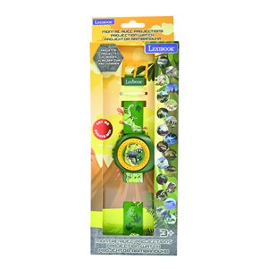 Montre digitale avec projection dinosaures