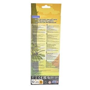 Montre digitale avec projection dinosaures