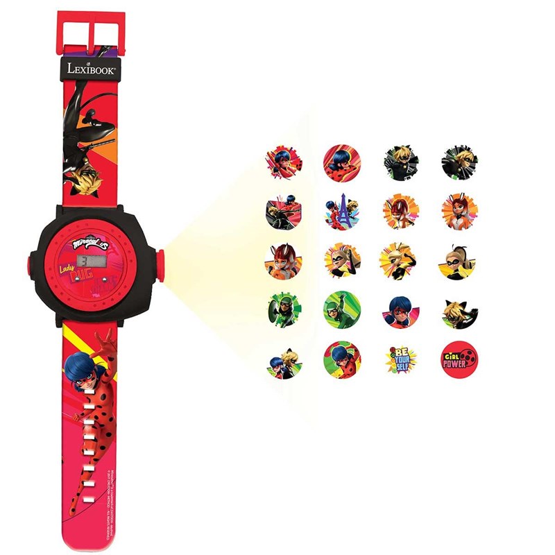 Montre digitale avec projection miraculous