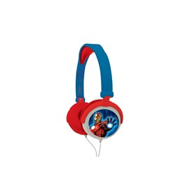Casque stéréo filaire pliable avengers avec limitation de volume d'écoute