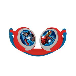 Casque stéréo filaire pliable avengers avec limitation de volume d'écoute