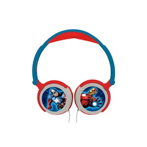 Casque stéréo filaire pliable avengers avec limitation de volume d'écoute