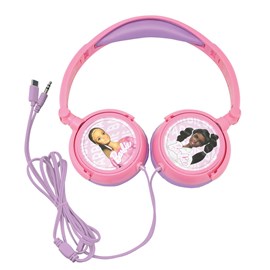 Casque stéréo filaire pliable barbie avec limitation de volume d'écoute