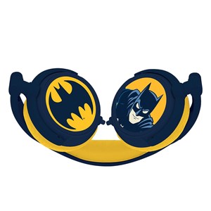 Casque stéréo filaire pliable batman avec limitation de volume d'écoute