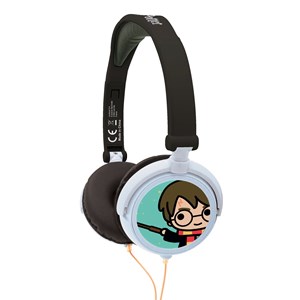 Casque stéréo filaire pliable harry potter avec limitation de volume d'écoute