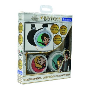 Casque stéréo filaire pliable harry potter avec limitation de volume d'écoute