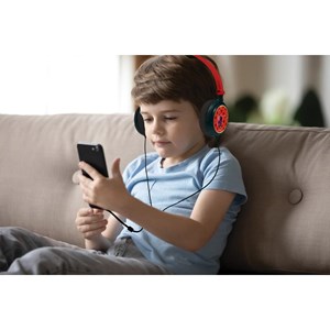 Casque stéréo filaire pliable miraculous avec limitation de volume d'écoute