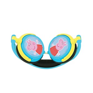 Casque stéréo filaire pliable peppa pig avec limitation de volume d'écoute