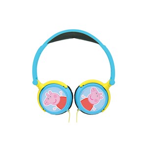 Casque stéréo filaire pliable peppa pig avec limitation de volume d'écoute