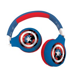 Casque 2 en 1 avengers bluetooth et filaire avec limitation de son
