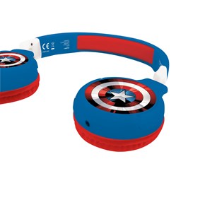 Casque 2 en 1 avengers bluetooth et filaire avec limitation de son