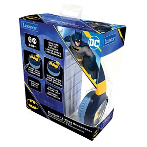 Casque 2 en 1 batman bluetooth et filaire avec limitation de son