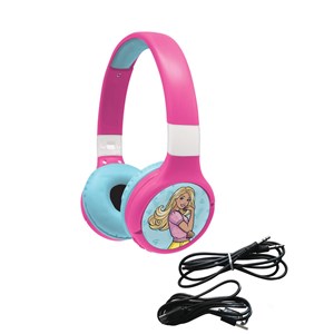 Casque 2 en 1 barbie bluetooth et filaire avec limitation de son