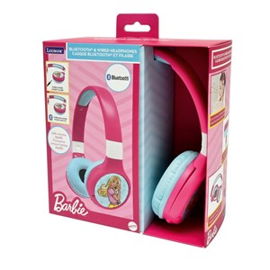 Casque 2 en 1 barbie bluetooth et filaire avec limitation de son