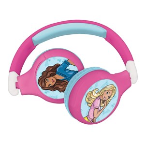 Casque 2 en 1 barbie bluetooth et filaire avec limitation de son