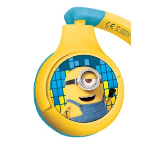 Casque 2 en 1 les minions bluetooth et filaire avec limitation de son