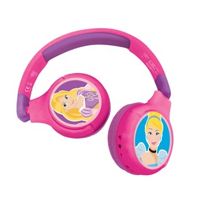 Casque 2 en 1 disney princesse bluetooth et filaire avec limitation de son