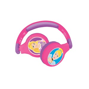Casque 2 en 1 disney princesse bluetooth et filaire avec limitation de son