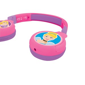 Casque 2 en 1 disney princesse bluetooth et filaire avec limitation de son