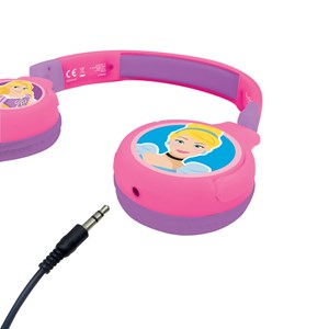 Casque 2 en 1 disney princesse bluetooth et filaire avec limitation de son
