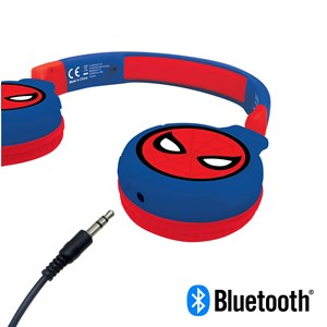 Casque 2 en 1 spiderman bluetooth et filaire avec limitation de son