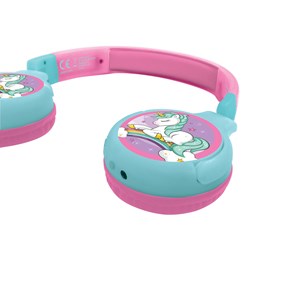 Casque 2 en 1 licorne bluetooth et filaire avec limitation de son
