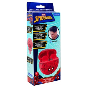 Écouteurs sans fil bluetooth spiderman avec étui de chargement et de rangement
