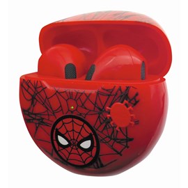 Écouteurs sans fil bluetooth spiderman avec étui de chargement et de rangement