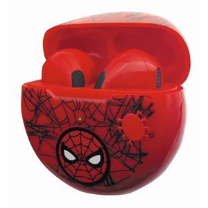 Écouteurs sans fil bluetooth spiderman avec étui de chargement et de rangement