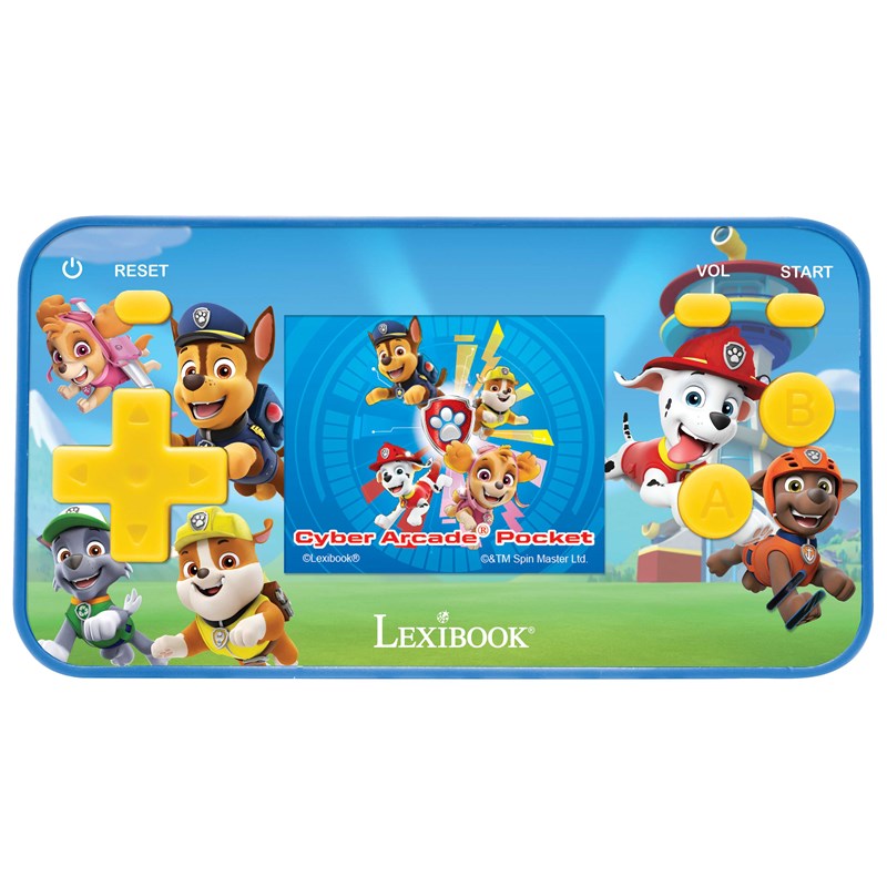 Lexibook - Mini console de jeux portable couleur pat patrouille cyber arcade pocket