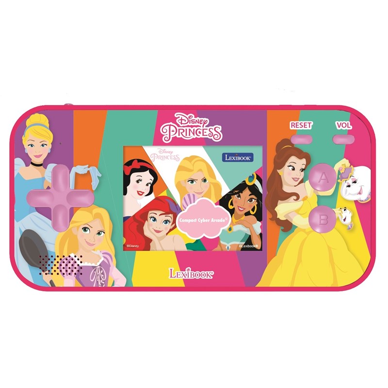 Lexibook - Console de jeux portable couleur disney princesse cyber arcade pocket