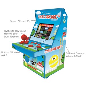 Console portable cyber arcade - écran 2.8'' 200 jeux