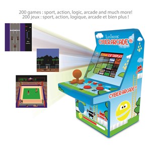 Console portable cyber arcade - écran 2.8'' 200 jeux
