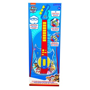 Guitare électronique lumineuse avec lunettes et micro pat’patrouille
