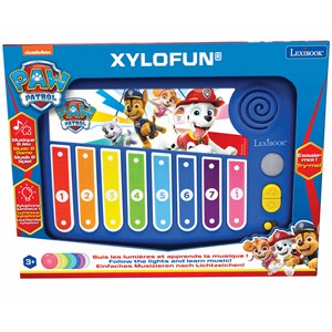Xylophone pat' patrouille avec apprentissage lumineux de la musique