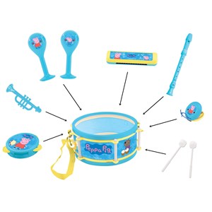 Set musical 7pcs peppa pig