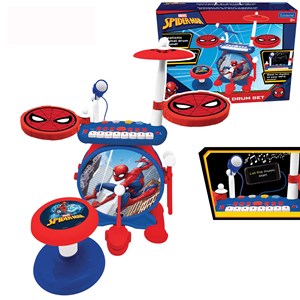 Mon rock band spiderman batterie lumineuse complète