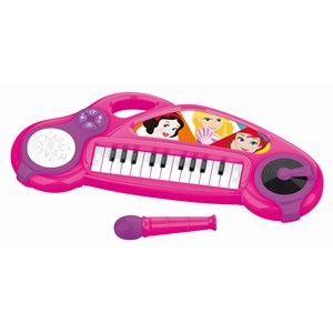 Piano électronique disney princesse avec effets lumineux et microphone