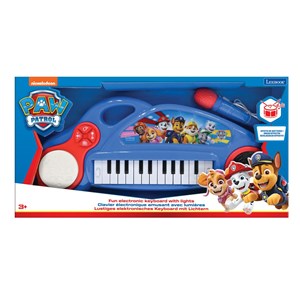 Piano électronique la pat patrouille avec effets lumineux et microphone