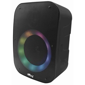 Enceinte bluetooth iparty avec micro et effets lumineux multicolores