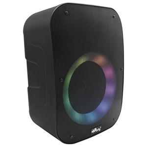 Enceinte bluetooth iparty avec micro et effets lumineux multicolores
