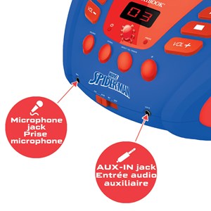 Lecteur cd bluetooth spider-man