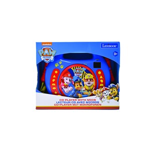 Lecteur cd portable avec 2 microphones pat patrouille