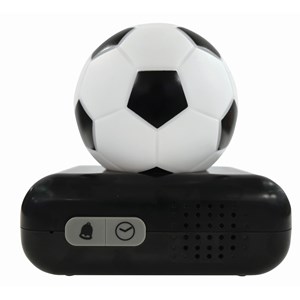 Réveil avec veilleuse ballon de football en 3d