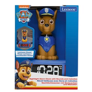 Réveil avec veilleuse la pat patrouille chase en 3d