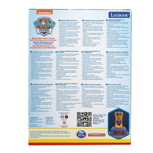 Réveil avec veilleuse la pat patrouille chase en 3d