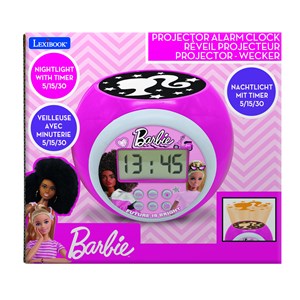 Réveil projecteur barbie