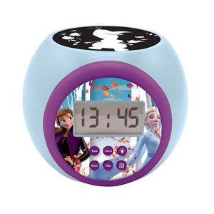 Réveil projecteur reine des neiges