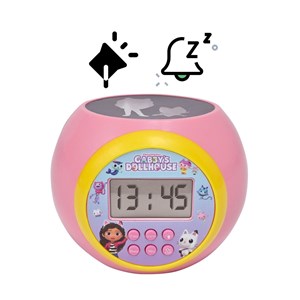 Réveil projecteur gabby et la maison magique