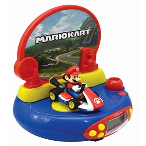Réveil projecteur nintendo mario kart en 3d